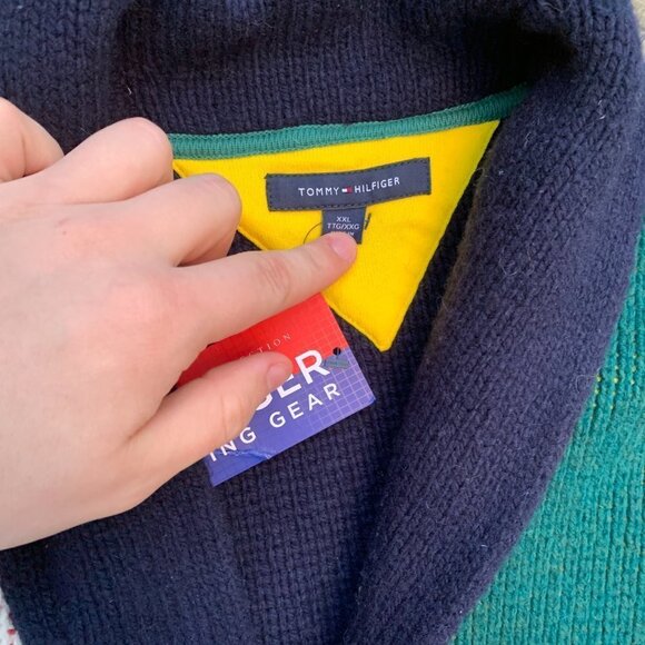 BRAND NEW Tommy Hilfiger Wool Cardigan Sweater XXL - Picture 11 of 13